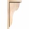 Ekena Millwork Carmel Smooth Corbel w/Backplate, Douglas Fir, 5 1/2"W x 8"D x 16"H COR06X08X16CAR01SDF - alternate 4